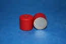 Topfmagnet aus AlNiCo ø 17,5 x 16 mm, rot lackiert...