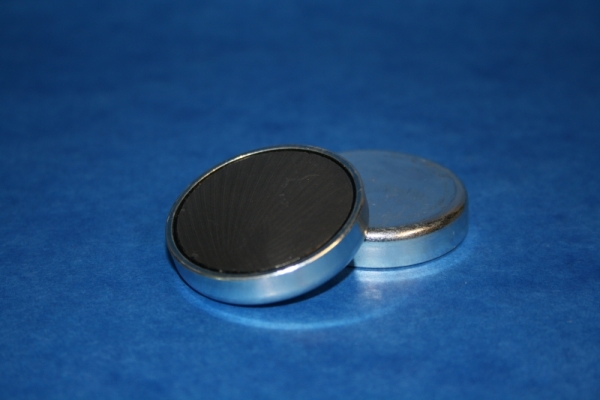 Magnetflachgreifer Hartferrit d10x4,5 mm, Haftkraft 4 N ~ 0,4 kg